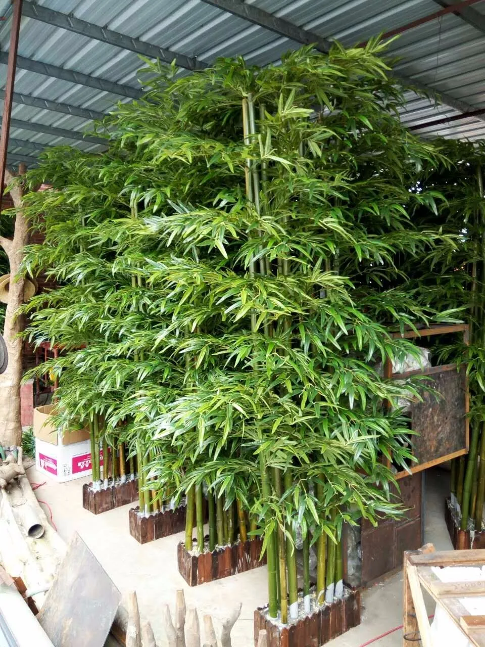 Artificial Bamboo Fencecheap Ornamental Plants Bamboo