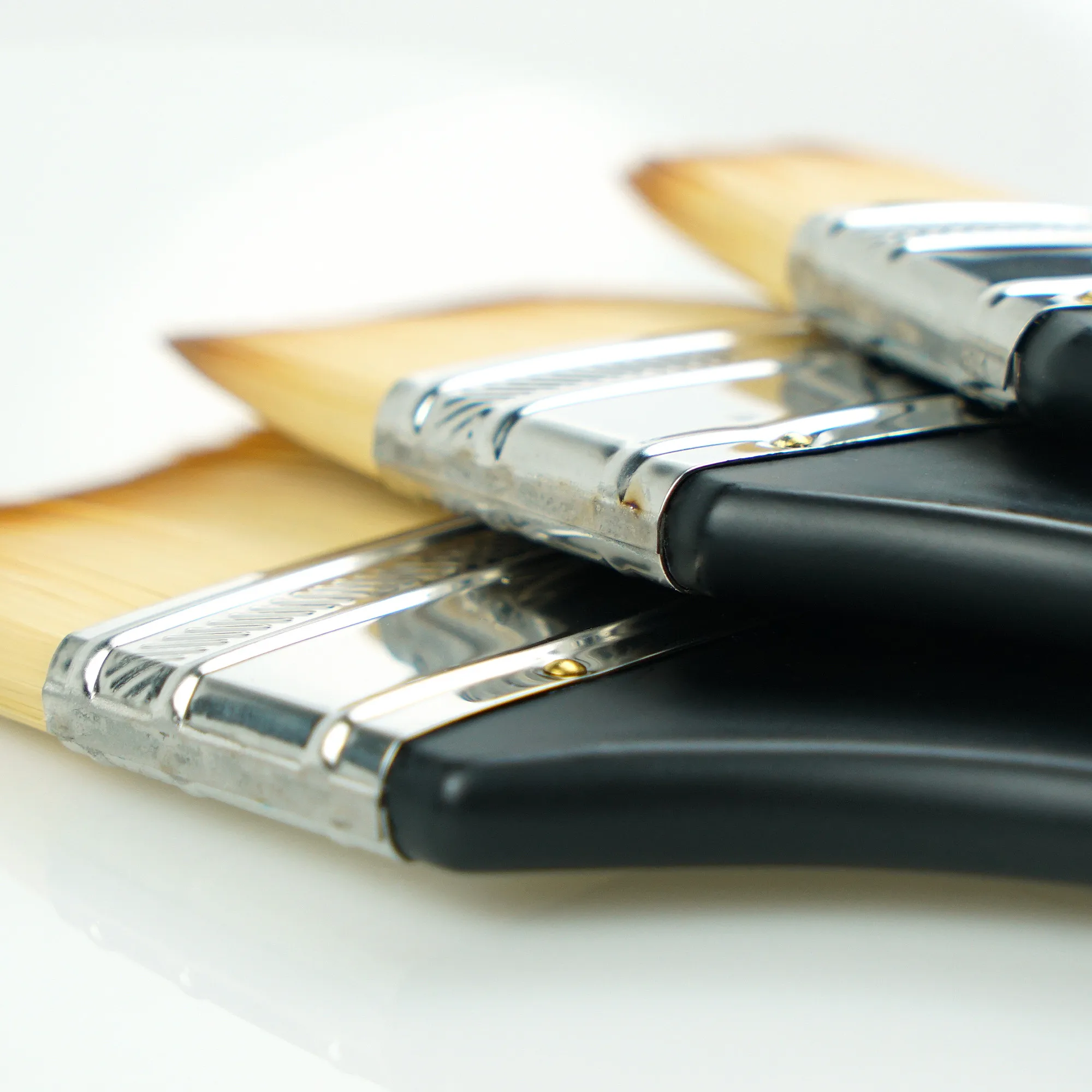 Multi-shapes Paint Brush Nylon Brush Flat Oil Painting Tools Wall Artist Brush