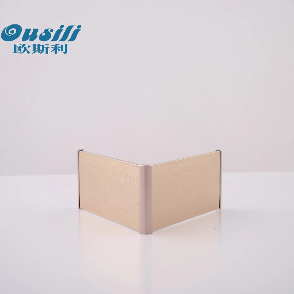 Electrophoretic spraying oxidized aluminum alloy profile skirting line Aluminum Skirting Board Hidden