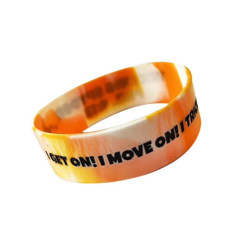 2024 Hot Sale Custom Embossed Debossed Logo Eco-friendly Bracelet Silicone Rubber Wrist Bands For Bracelets Wristbands Wristband