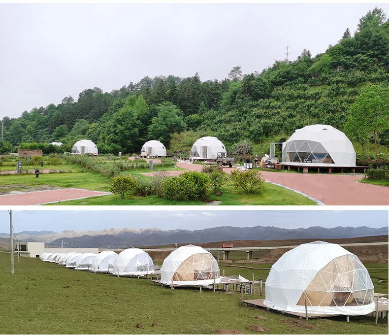JSH-02 изготовленный на заказ от производителя открытом воздухе эконом класса люкс в отеле гостиная прозрачная звезда геодезический купол курорт