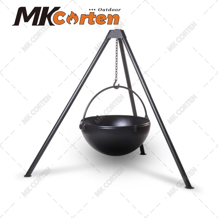 Adjustable Height bbq Tools Portable Barbecue Hanging Tripod Grill
