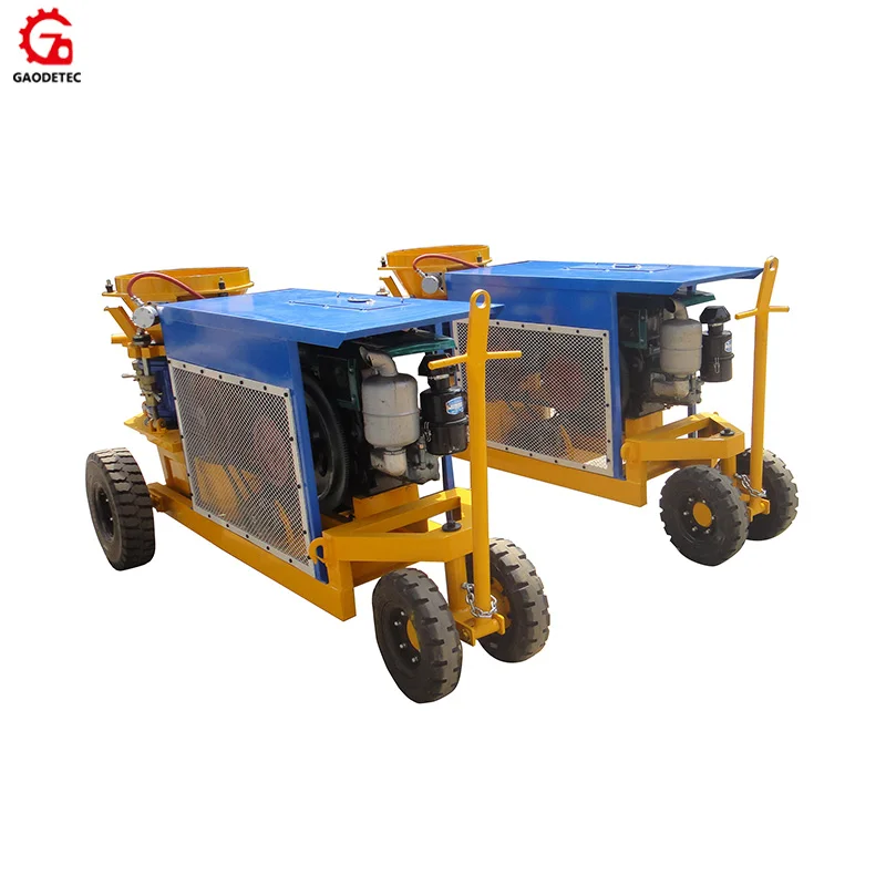 First Class dry shot crete machine make india for slope