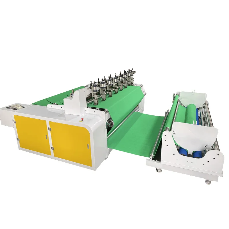 Microfiber Towel Cutting Machine Slitting Cloth Computer Operate Automatically