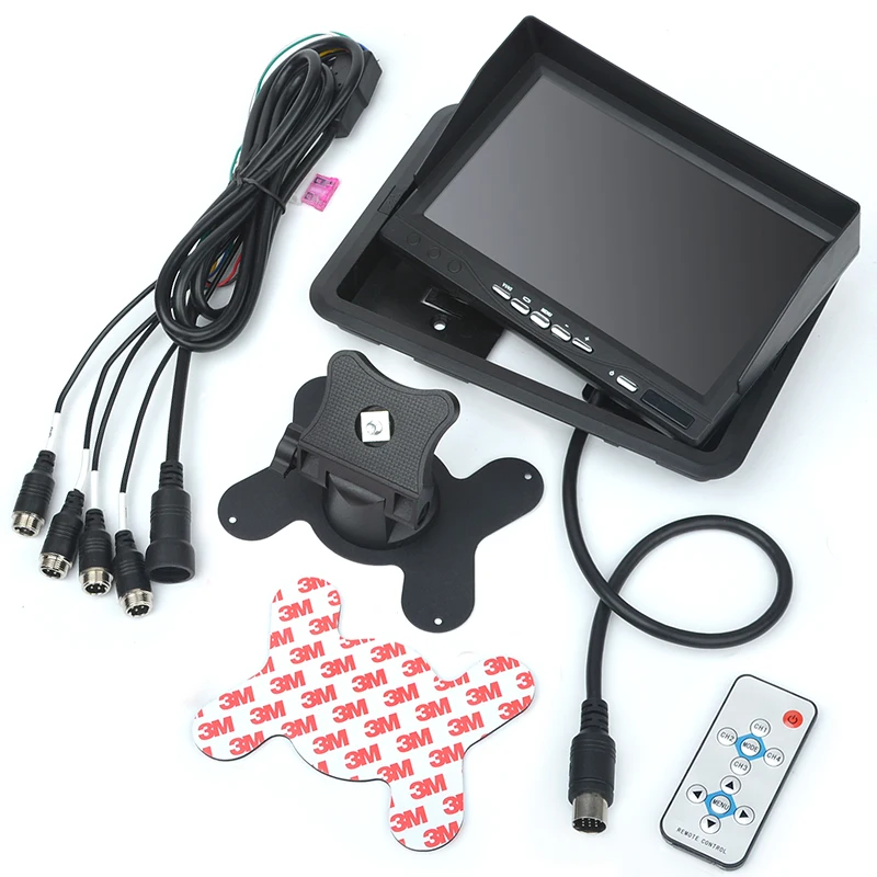 
7 Inch 4 Channel Bus Coach Truck Digital Color Car Monitor 