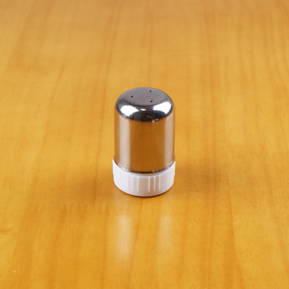 Portable mini small outdoor barbecue spice jar picnic stainless steel  salt and pepper shaker