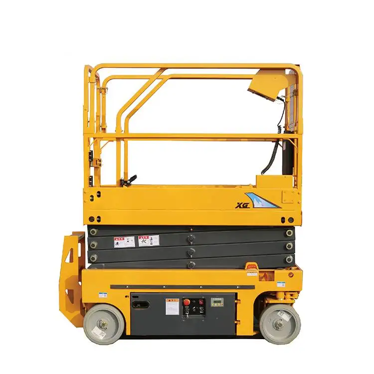 12m electric construction cheap hydraulic scissor lift aerial work platform table for