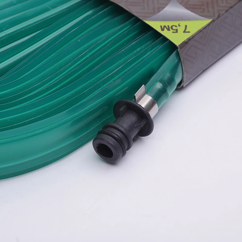Hot selling green PVC soakaway pipe hose dripping water hose for farm and garden irrigation
