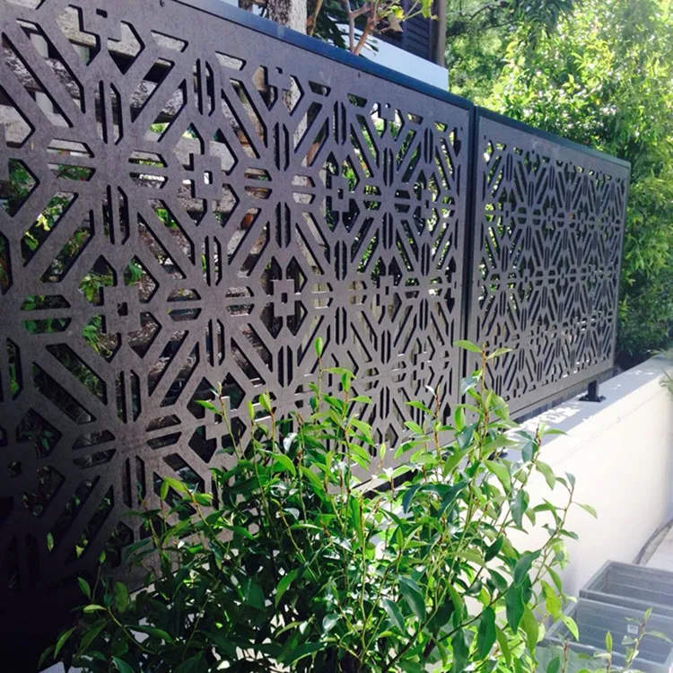 Modern custom stainless steel hot dip galvanized laser cut decor partition board