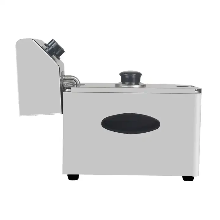 stainless single tank counter top electric commercial deep fryer electric deep fryer commercial for fast food restaurant