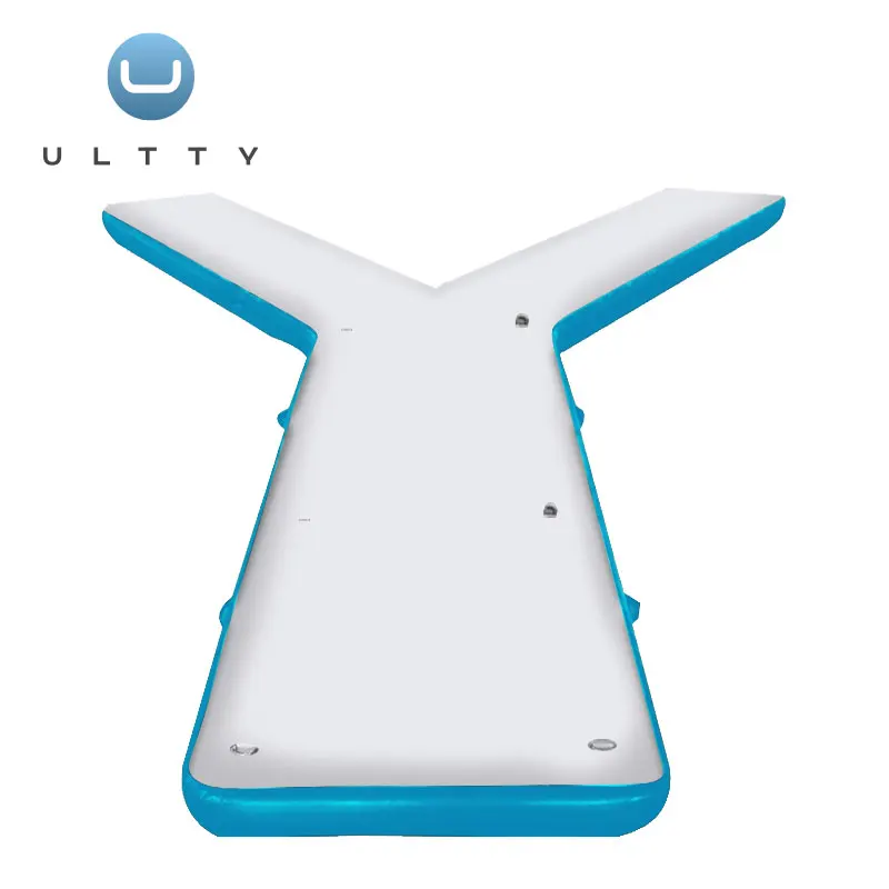 ULTTY Promotion Water Floats Motorboat Boat Inflatable y-shape Pontoon Dock Platform