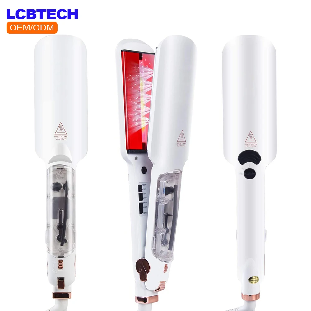 Beauty Salon Dry Wet Dual Purpose Professional Fast Steam Straightener Hair Salon Special Ceramic Straightener Flat Iron