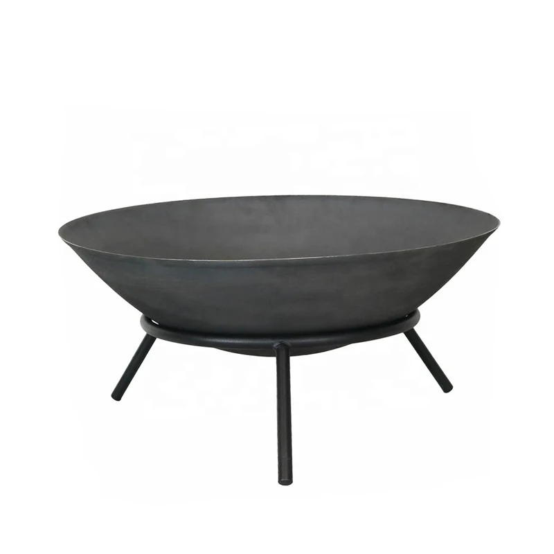 22.6-inch Garden cast iron wood burning fire bowl  Camping portable fire outdoor pit