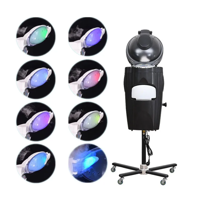 High Quality Wholesale Micro Mist Hairdressing professional salon hair dryer steamer 12 Lights Ozone Hair Spa