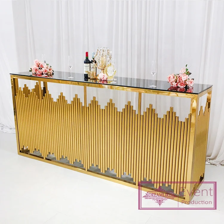 Luxurious bar decor wedding event home family party mini bar tables counter