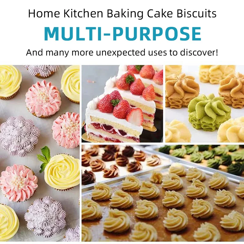 High Quality Nozzles Icing Piping Cream Muffin Biscuit Maker Maamoul Cookie Mold Laminating Gun