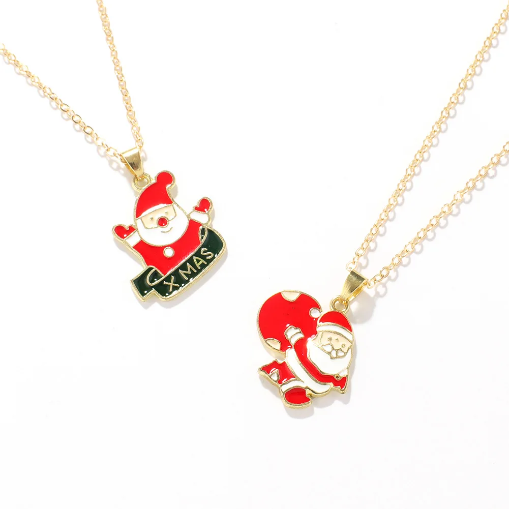 New Arrival Jewelry For Kids Best Friend Necklace For Christmas Day Gift Christmas Tree Kids Necklaces wholesales kids jewelry