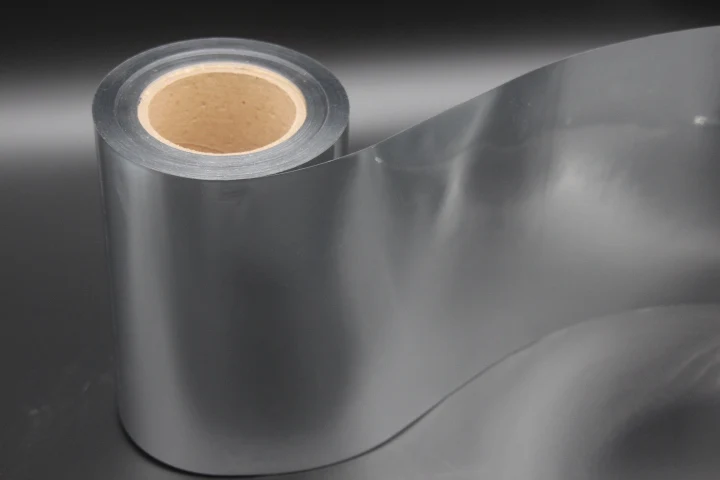 SZJOHNSON  China factory 50 Micron Bright Metallized BOPP Single Sided with rubber self adhesive film