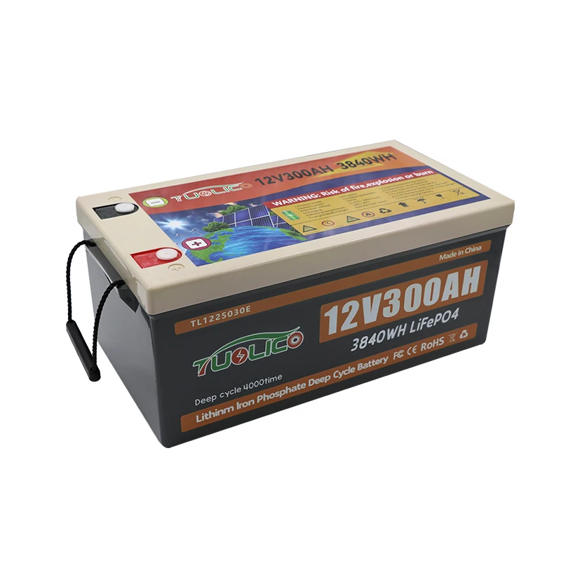 12.8V300Ah Solar Energy Battery Solar Kit Lifepo4 Lithium Ion Batteries For Boat Car Electric Car Battery Pack