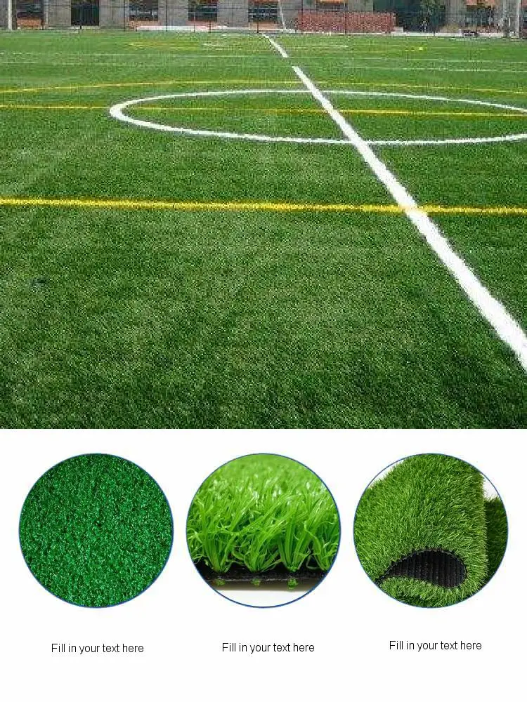Artificial Outdoor Soccer Turf Green Lawn Carpet  Mini Football Field Grass Artificial Grass Soccer Field Turf