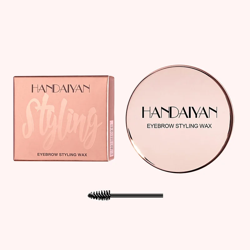 Handaiyan Eyebrow Gel Soap Wax Clear Water Proof Vegan Long-lasting Tinted Private Label Makeup Vegan Eyebrow Wax Soap