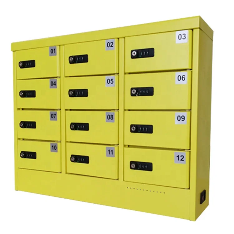 
2019 most popular Customized Hot sell Mechanical lock small 12-Door smart Phone Charging locker with cheap price 