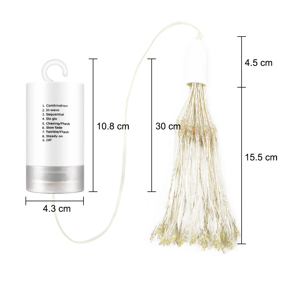 
Hanging starburst fairly light firework light Christmas Lights Room Garden Decoration led dandelion chandelier 