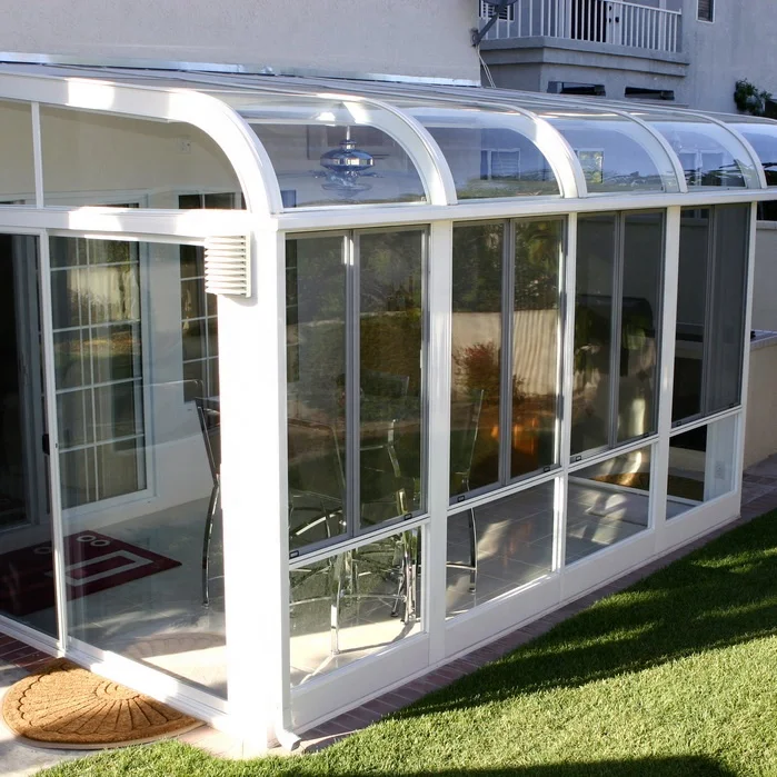 Solarium Patio Cabins Garden Outdoor Rooms Aluminum Frame Outdoor Glass House
