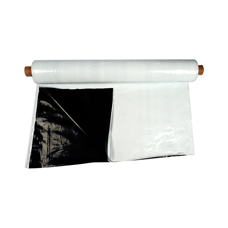 Hot Sale Agriculture Black and White Degradable Mulch Sheet Plastic Mulch