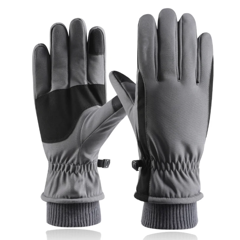 Outdoor winter man gloves waterproof windproof motorcycle riding warm touch screen gloves