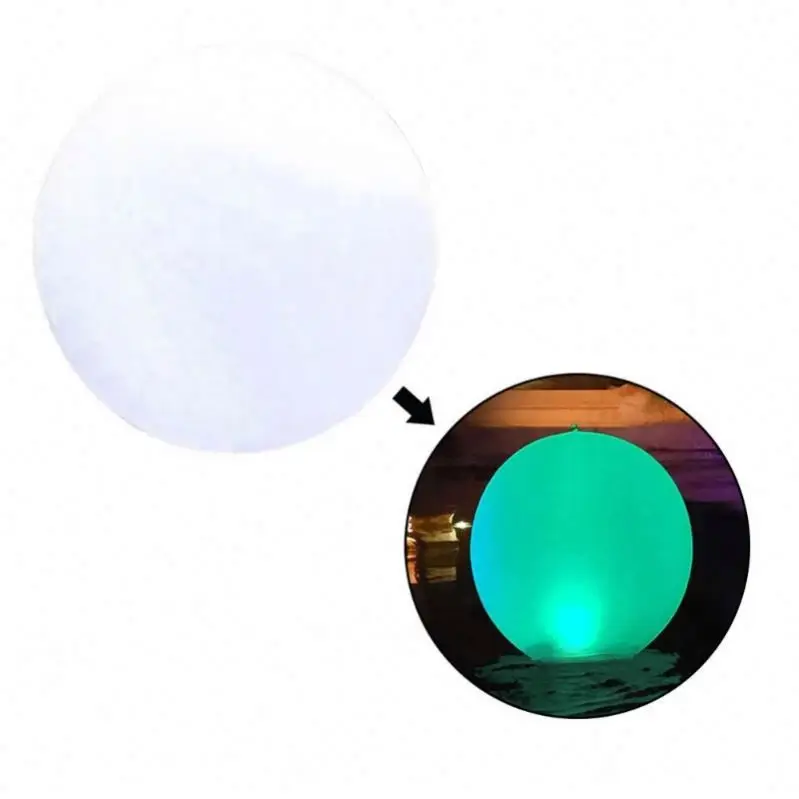Glowing Beach Ball Remote Control LED Light Swimming Pool Toy 13 Colors Glowing Ball Inflatable LED Beach Ball Party Accessories