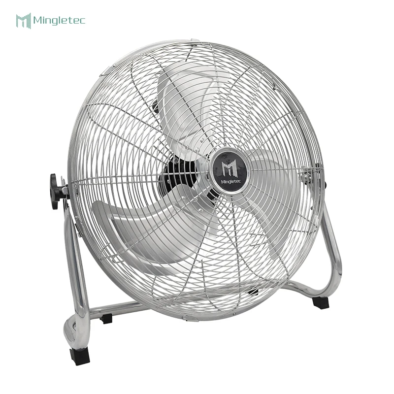 220V High efficiency Restaurant office use brushless copper motor portable floor fan with remote control