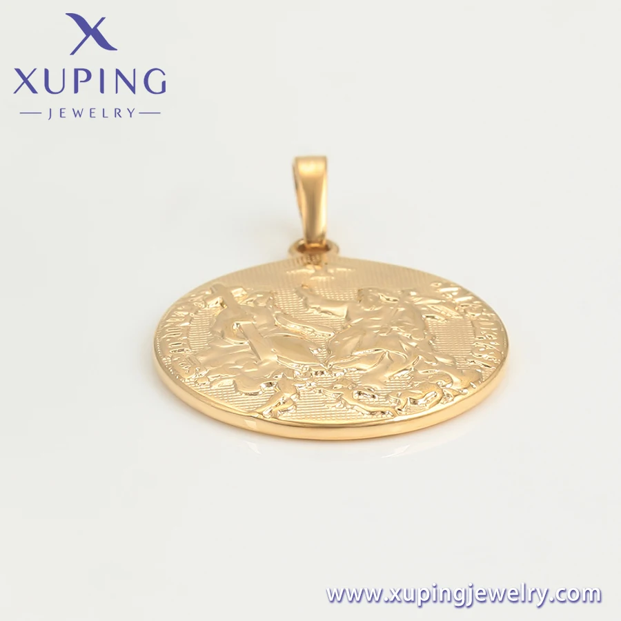 A00556763 Xuping ювелирные изделия 18K позолоченный Шарм изысканная атмосфера мода кулон ожерелье религиозный