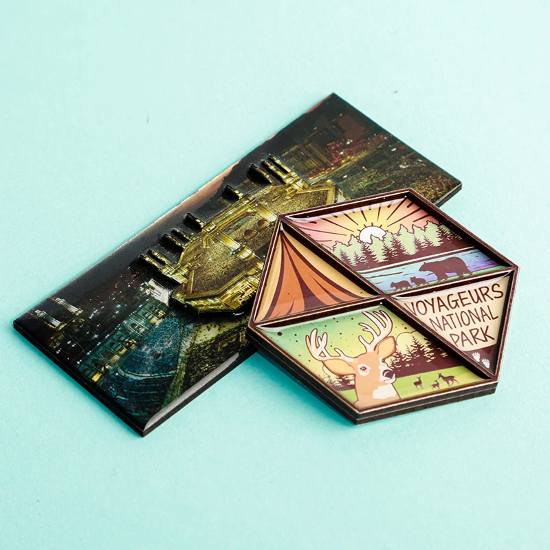 custom souvenir magnet collection city magnets country map MDF fridge magnet