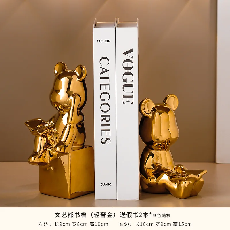 Pure Handmade Interior Ceramic Crafts Simple Modern&figurines Creative Living Room Decor Gift Home Decor Silver Abstract Reader