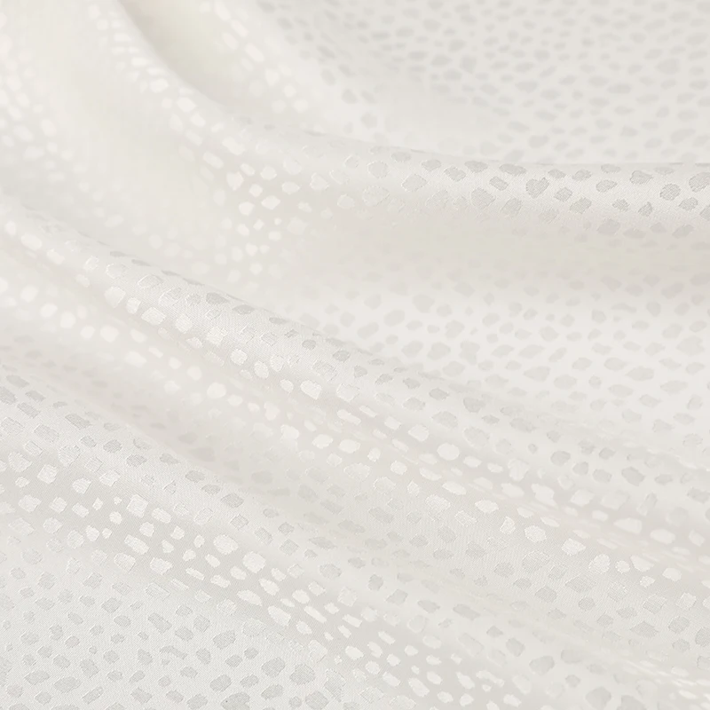 Китай, оптовая продажа, ткань в горошек с леопардовым принтом, шелк, атлас, натуральный дупион, 100% чистый шелк тутового шелкопряда, атласная ткань