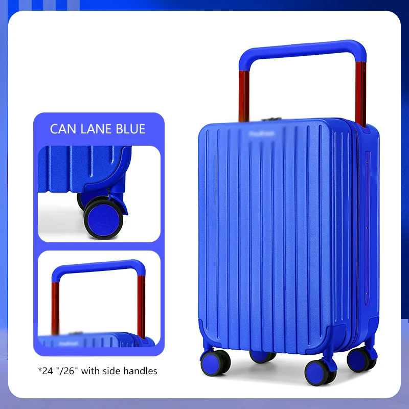 ALL PASS Luxury Original factory sale suitcase 20 inch smart checked luggage wide rod  luggage
