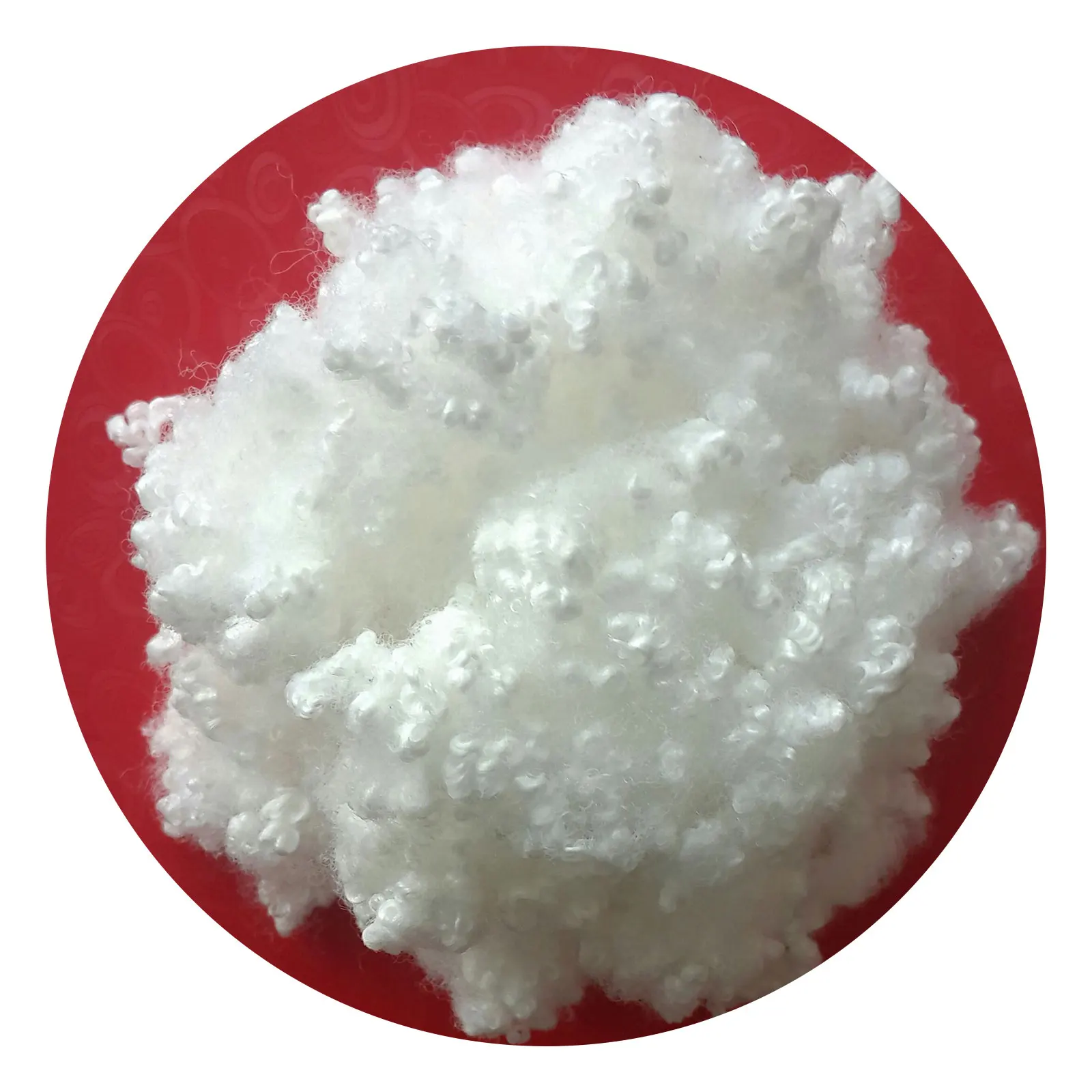 Polyester Fiber 0.9D/25mmrecycled Polyester Fiber Recycled Microfiber Polyester Staple Fiber Garment Filling Siliconized