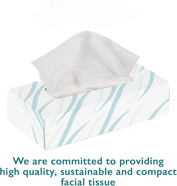 2-4 Ply Soft Cotton Facial Tissue Boxed Ultra Soft Home Face Towel Paper Virgin Wood Pulp for Sports