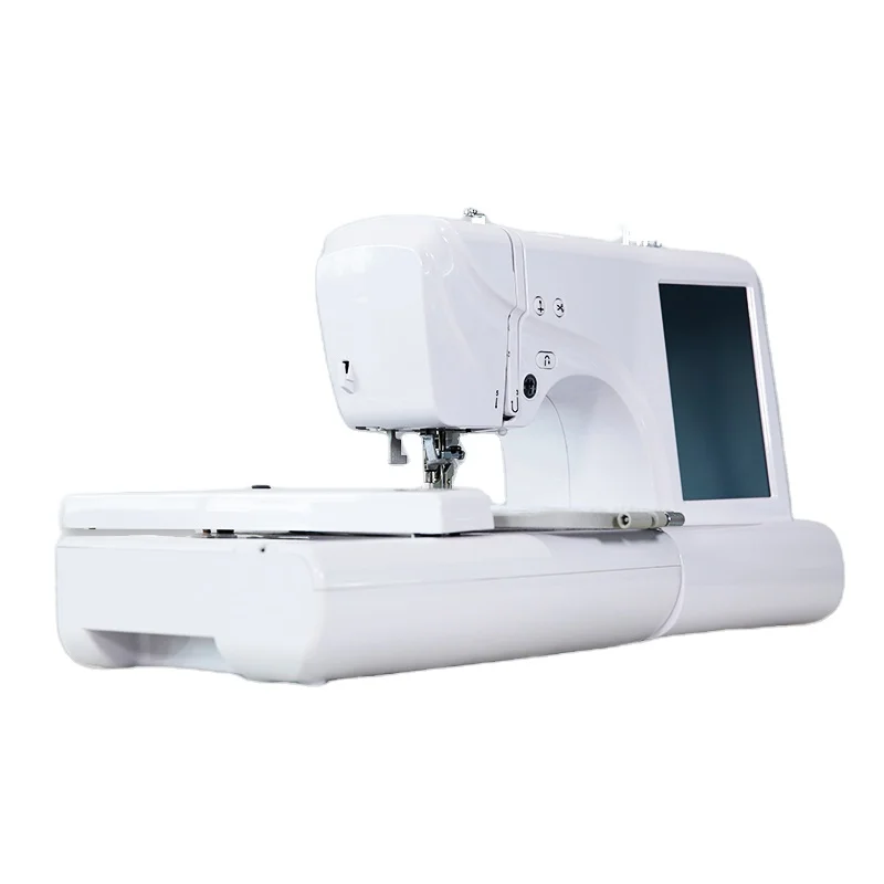 HOT!!!Fully functional home use mini computerized embroidery sewing machine for low price