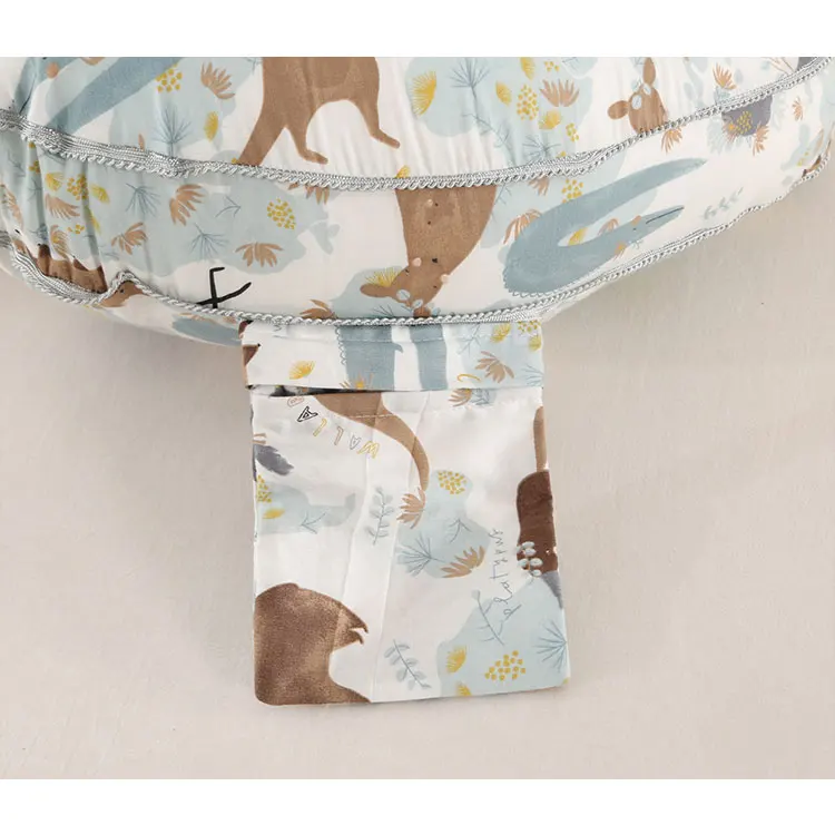 large soft vacuum package custom logo baby nursing pillow adjustable comfortable hand 3 in 1 breastfeeding pillow