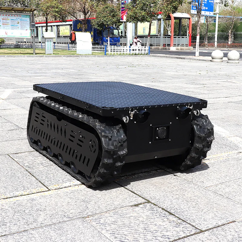 500 800 1 т 1200 кг вездеходный резиновый гусеничный ходовой автомобиль беспилотный робот шасси платформа TINS-17E