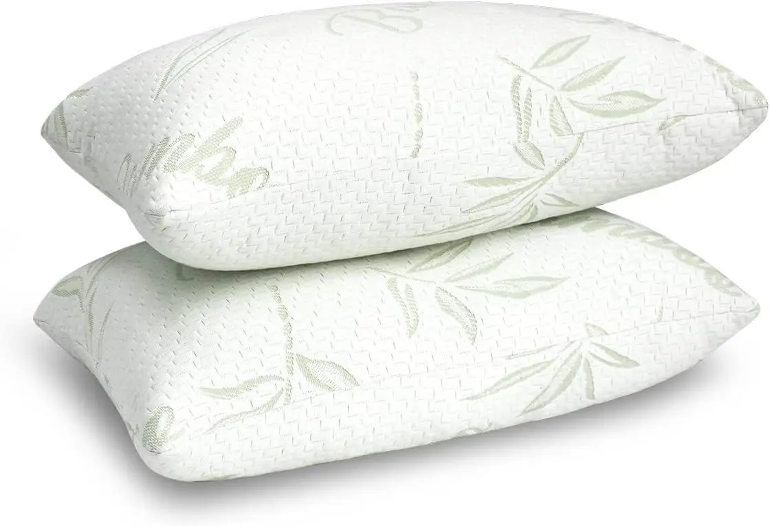 Best Selling Hypoallergenic Bamboo Shredded Memory Foam Pillow 2 packs