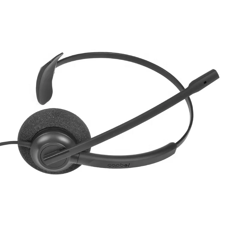 Quality Assurance Professional Singlesided Call Center Telephone Headset for Phone Center IP With Noise Cancel Microphone