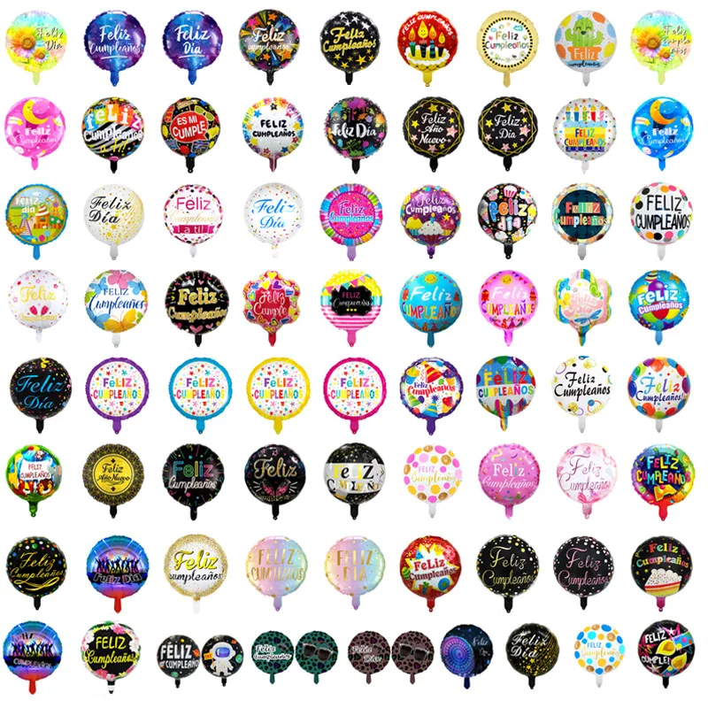 18 Inch Happy Birthday globos al por mayor Aluminum Foil Helium Mylar Balloon Wholesale Party Decoration Balloon ballon