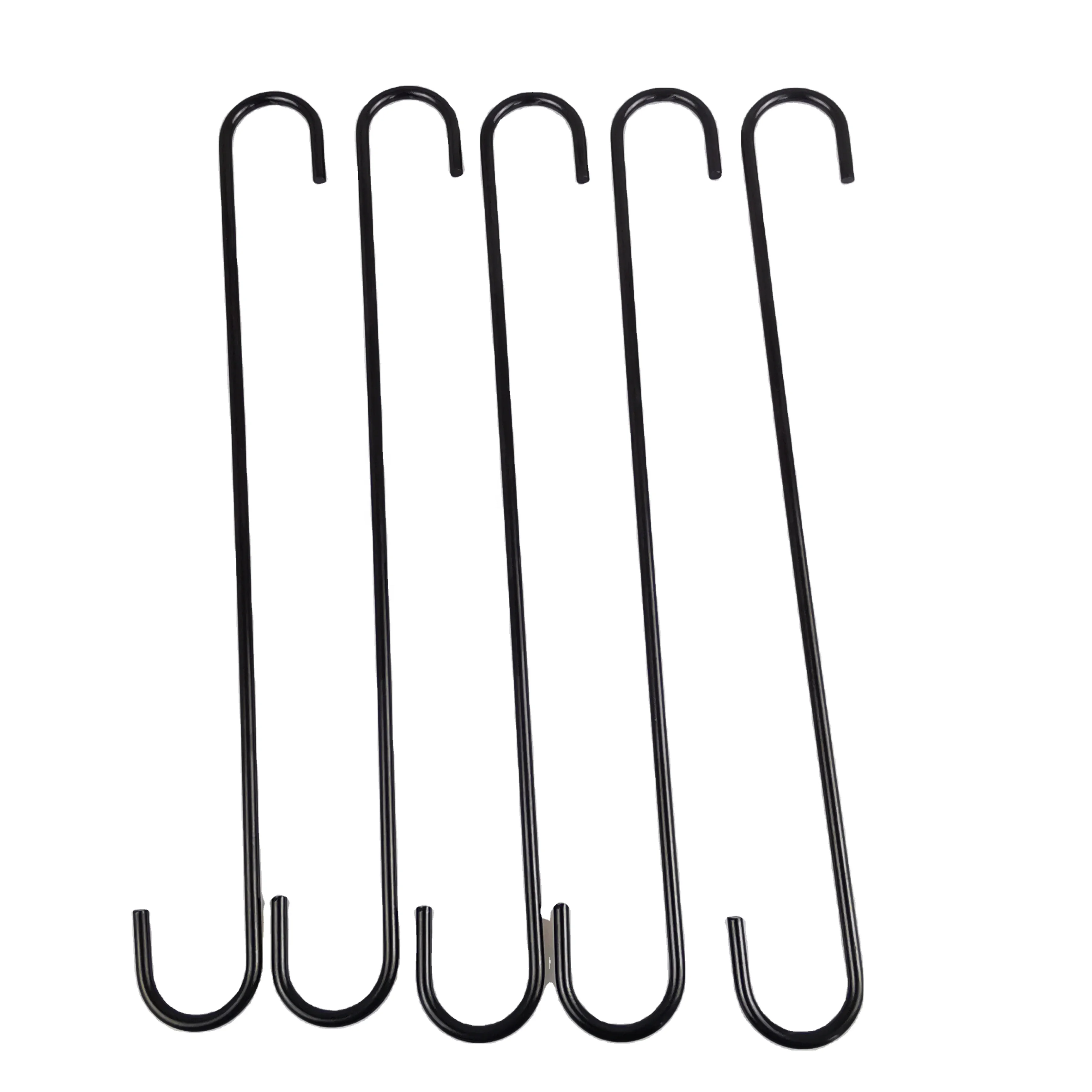 Dongguan hook manufacturer custom black coating S hook kitchen series s symmetric hook