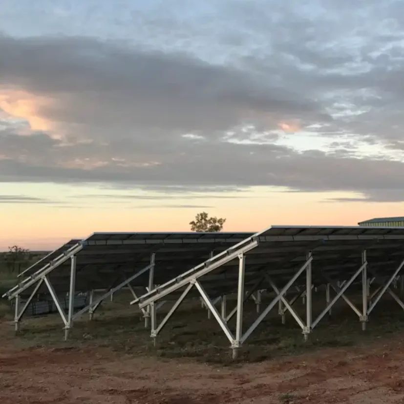 High Strength Carbon Steel Solar Panel Ground Rack System Ground Mounted Structures for Solar Plants Mount