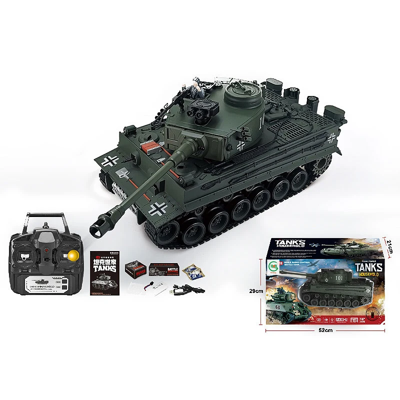 Best-selling tank shooting toys, wholesale electric 330 remote control rotary control tank toys