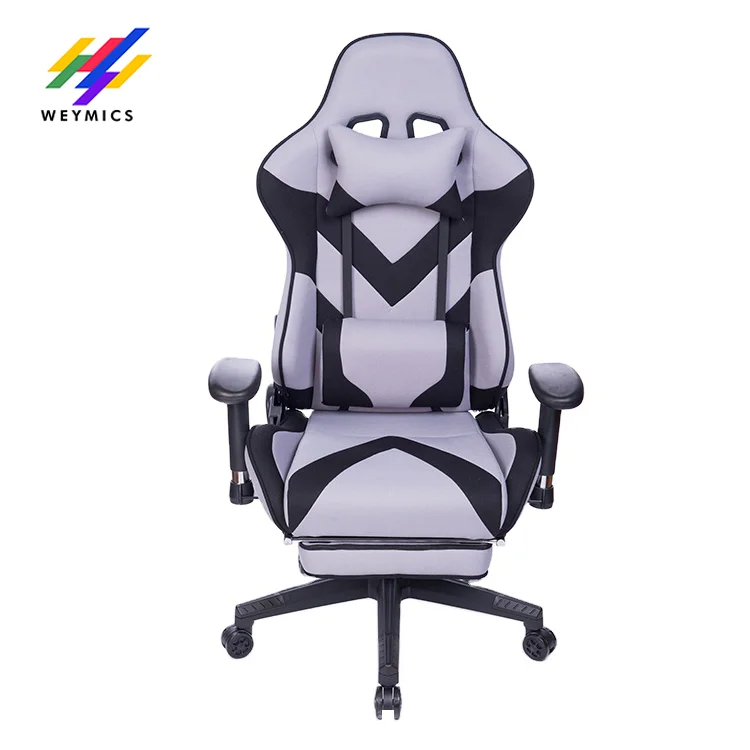 
8203 Racing Style Leather OEM Custom Racing Gaming Chair Parts With Footrest 