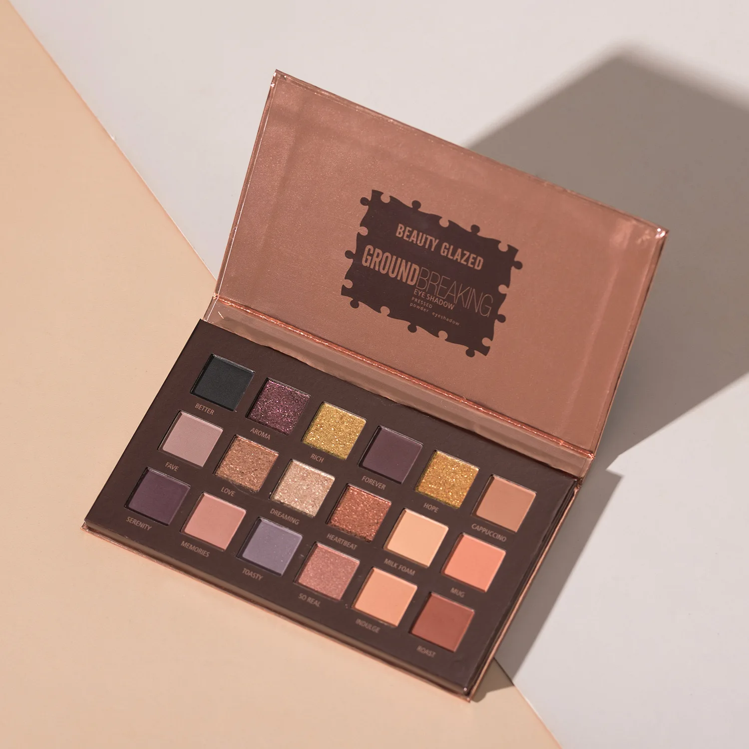 New 18 Colors Eyeshadow Palette The Matte Shimmer Glitter Multi-Reflective Shades Ultra Pigmented Makeup Eye Shadow Powder